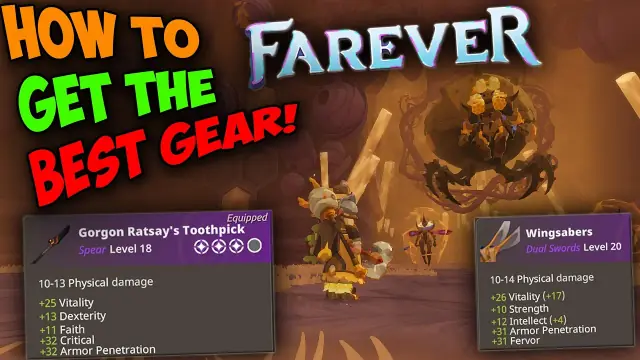 Farever Gear: How to Farm, Craft, and Infuse Endgame Equipment
